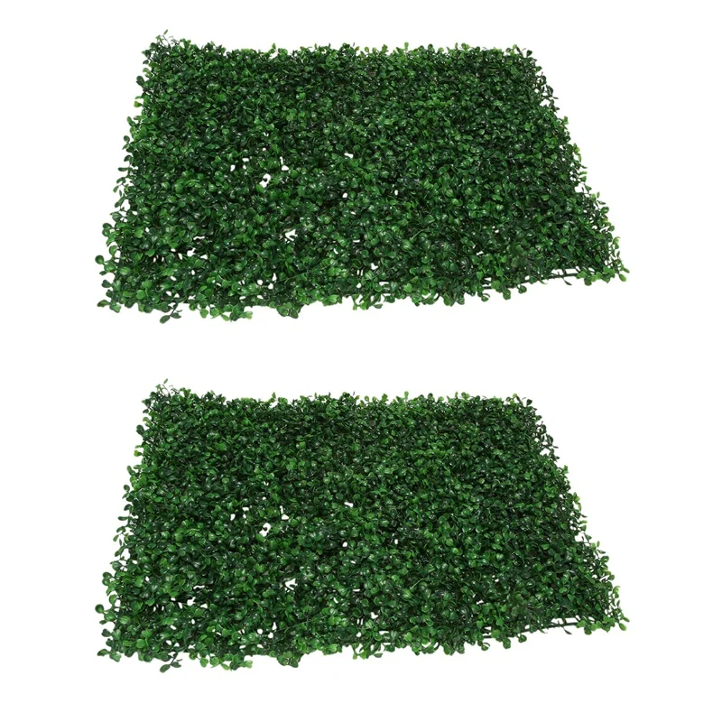 

2Pcs 60X40cm Artificial Meadow Artificial Turf Wall Panel For Wedding Or Home Ornament - NO.9