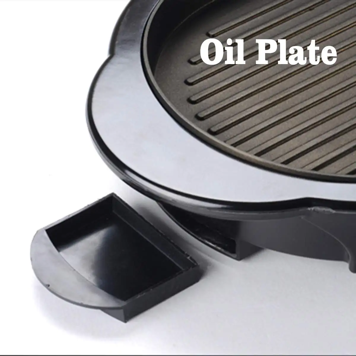 

2200W 220V Electric Multi Cooker 2-IN-1 Hot Pot BBQ Oven Smokeless Non Stick Barbecue Roasting Baking Plate Dual Temp Control