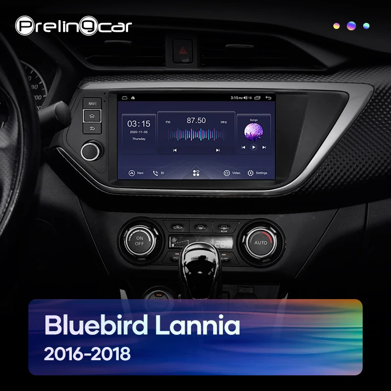 Автомобильная стереосистема prelingcar на Android 10 0 с сенсорным IPS-экраном для Nissan Bluebird