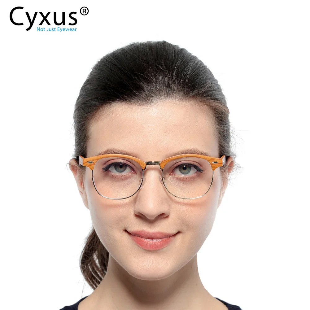 Cyxus полуоправы Browline синий светильник блокирующие компьютерные очки для защиты глаз УФ, для мужчин/женщин 8056