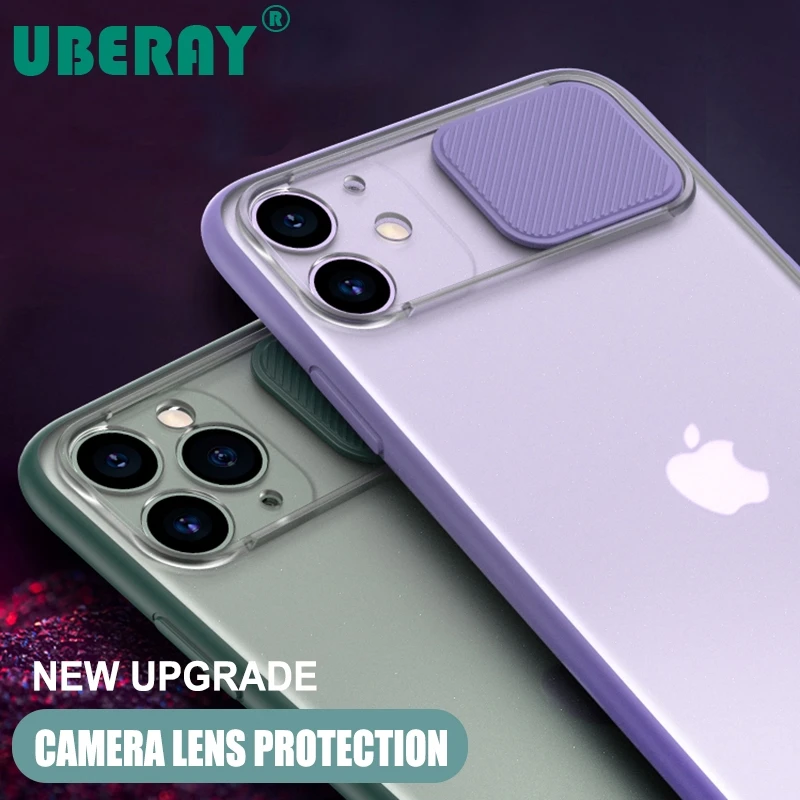 Защитный чехол для объектива камеры UBERAY Slide телефона iPhone 11 Pro Max X XR XS 6 6S 7 8 Plus