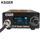 KSGER CNB OLED паяльная станция C210, умный контроллер, 13 дюймов, автоматический режим сна 1s, быстрый нагрев для фотографий