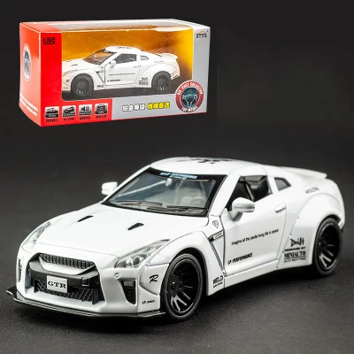 1 Nissan Gtr1: 32 супер ЗАПУСК сплава Модель автомобиля ВОИН транспортное средство Автомобиль Моделирование Модель орнамент детская Игрушечная машина - Цвет: 1