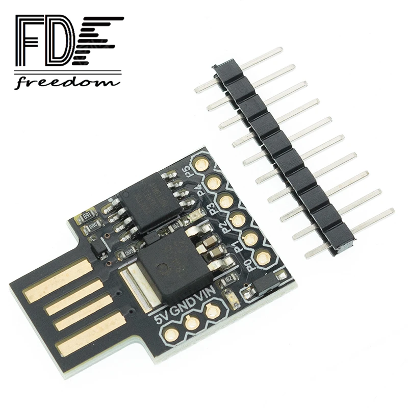 1 шт. синий черный TINY85 Digispark новый Kickstarter IIC I2C USB Micro макетная плата ATTINY85 модуль для