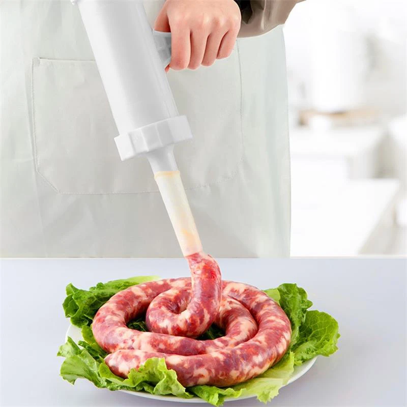 Ручные наполнители для сосисок мяса машинка наполнения колбасок ручное