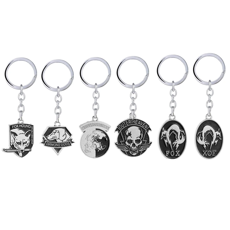 12 шт./лот оптовая продажа цепочка для ключей с 5 брелоками в виде лисы хауда