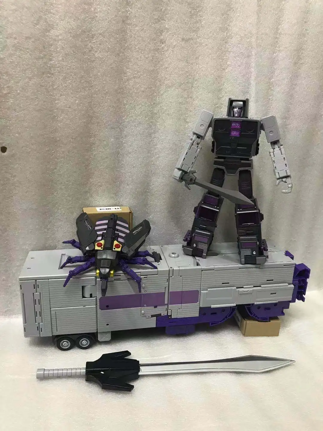 DX9 toys Transformaions ATILLA D14 Capone G1 Menasor Motormaster с трейлером|Игровые фигурки и трансформеры| |