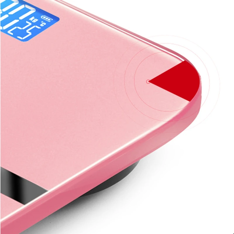 

Household Bathroom Scale Digital Precision Weight Scale LCD Display Glass ligent Electronic Scale