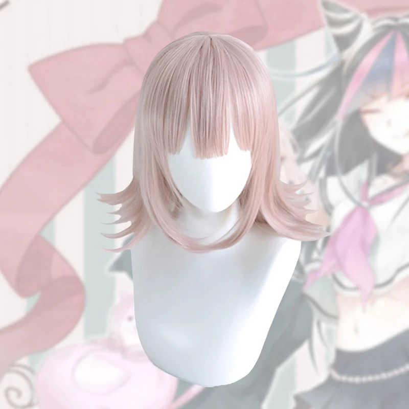 

Danganronpa Nanami ChiaKi Cosplay Wig Danganronpa: Trigger Happy Purple Short Hair Wigs Costumes