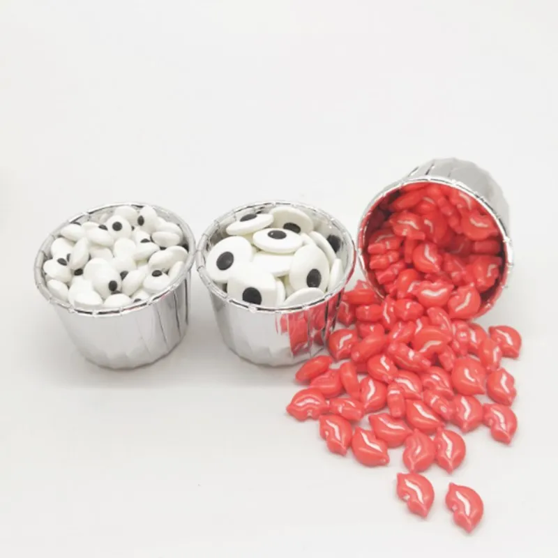 50 г глазное украшение глазные яблоки красные губы сахар съедобные DIY Мультяшные