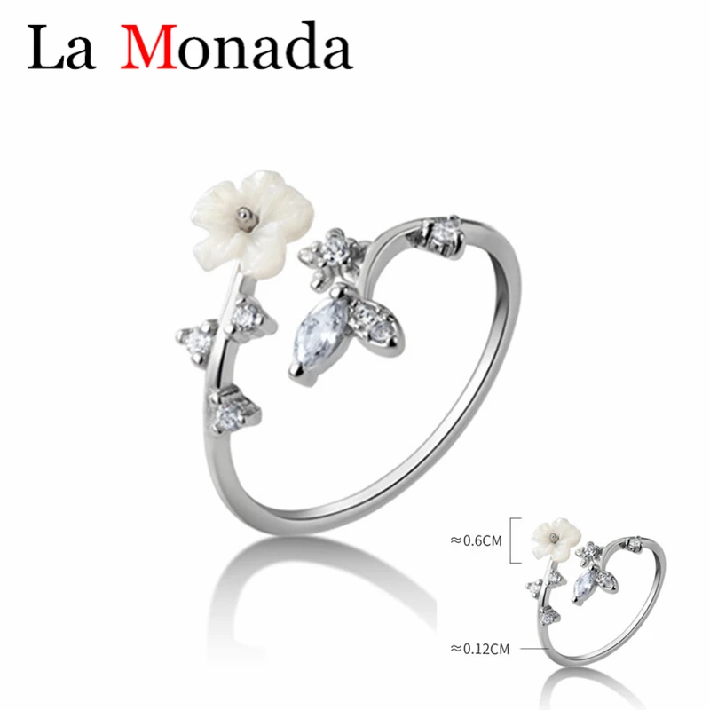 В богемном стиле дизайн натуральная основа цветок открытый палец кольцо для