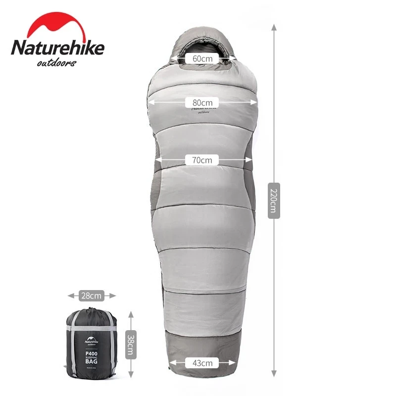Спальный мешок Naturehike Пингвин из хлопка портативный утолщенный спальный для