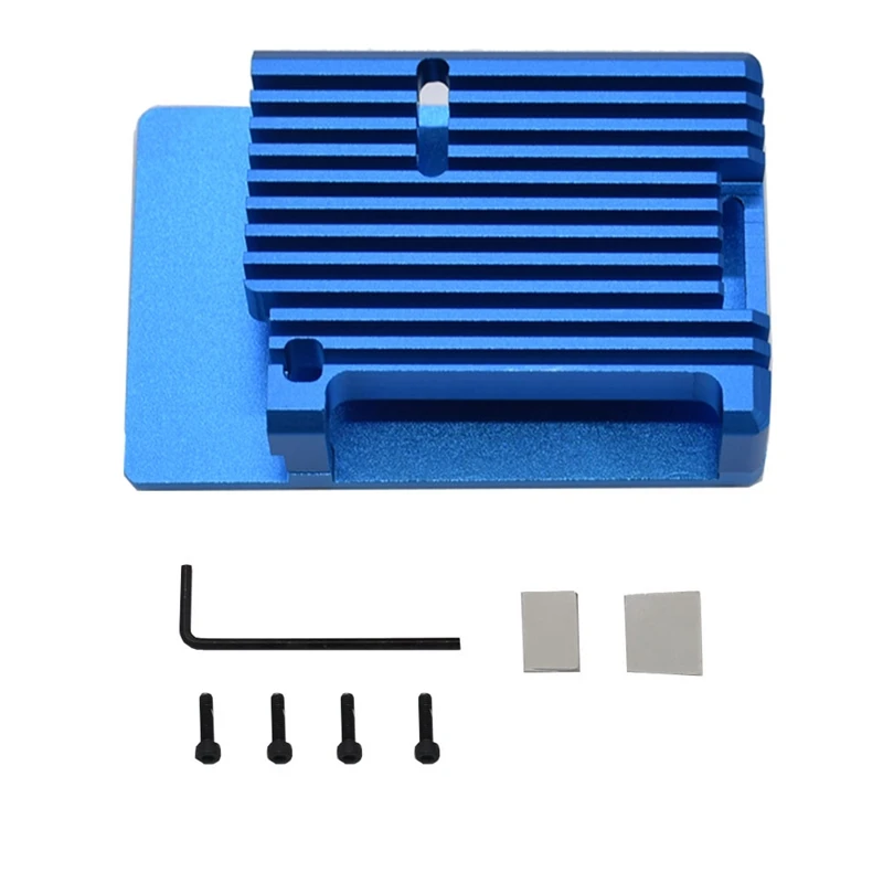 

Aluminum Alloy Protective Case CNC Enclosure Metal Shell Fit for Raspberry Pi 4