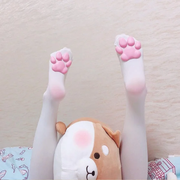New Kawaii Girl Non-slip Socks Cute Cat Over The Knee Socks Ladies Stockings Cosplay Lolita Dress Ladies Gifts