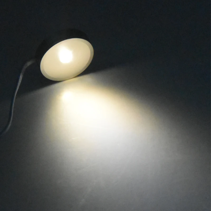 Миниатюрная Светодиодная лампа с регулируемой яркостью IP65 8 мм 1 Вт 12 В Точечный