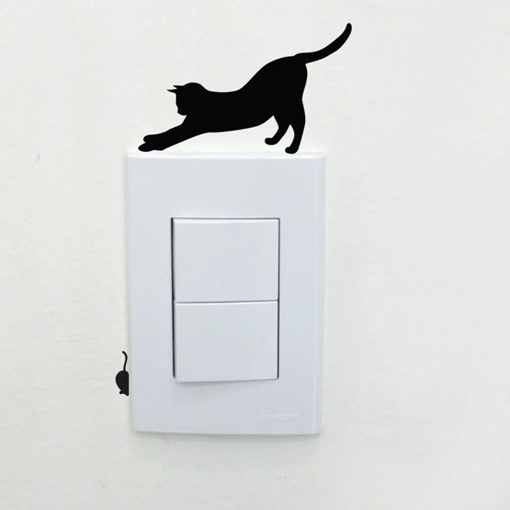 Номер декорирование окон стен переключатель Виниловые наклейки для декора
