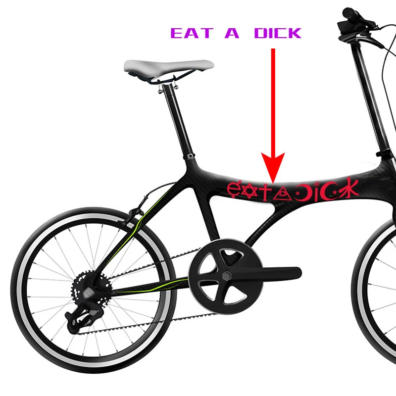 Наклейка Conisi для автомобиля и стены 4 типа оригинальные водители Eat A Dick цитата