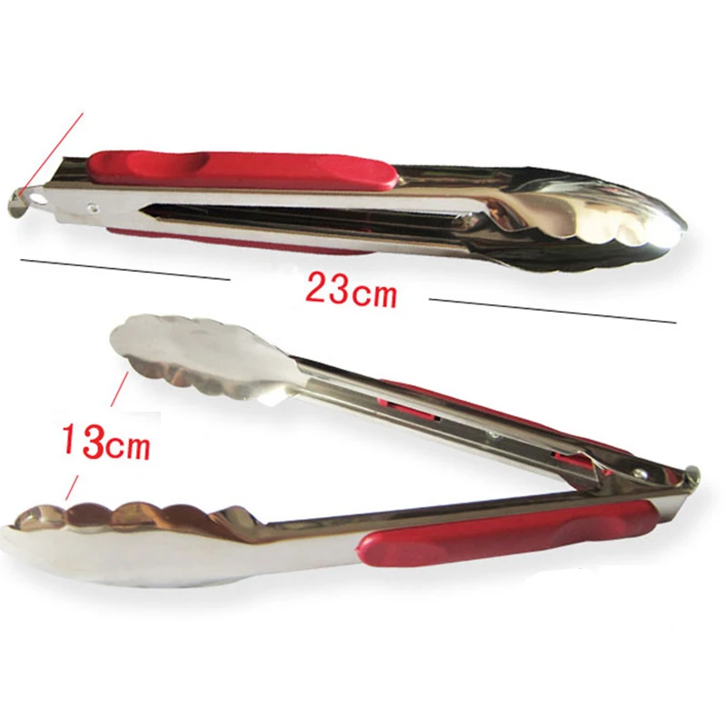 

Kitchen Accessories Barbecue Salad Cake Serve Food Clip BBQ Tongs Stainless Steel Multifunction Grill Tools Clamp Baking Gadgets