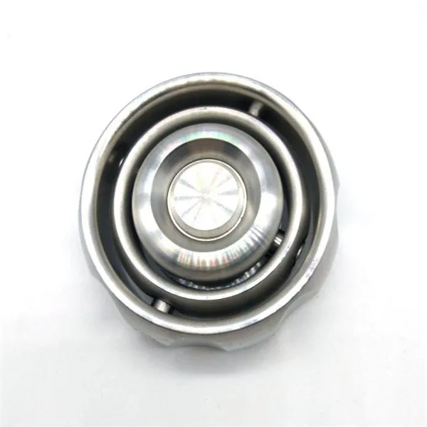 Вращающийся Баланс Черный Технология ручная вертушка Нержавеющая сталь Edc