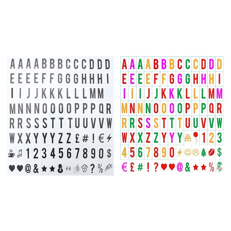 65 4x35 мм кинематографический светильник сменные буквы и цифры знаки для A4