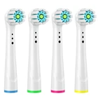 Сменные насадки для электрической зубной щетки Braun Oral B, 4 шт.