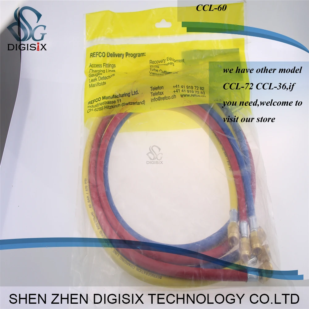 High quality three-color dosing tube CCL-60 1.5M refrigerant pipe dosing tube repair tools