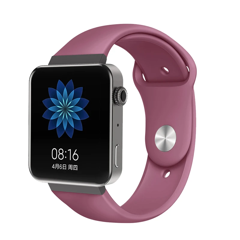 8076 Мягкий силиконовый ремешок для часов для xiaomi smart watch, новинка, сменный ремешок для mi watch, резиновый ремешок для часов, аксессуары - Цвет: 8076