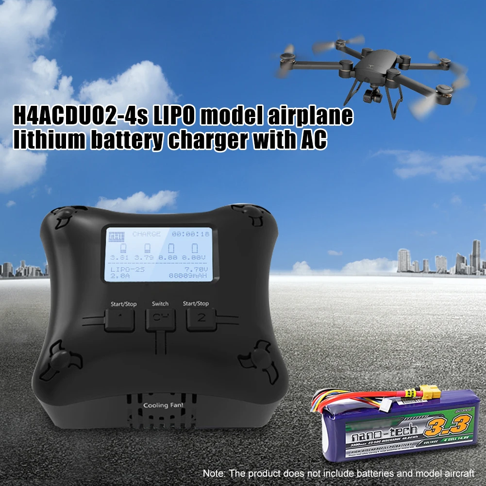 

LIPO Model Airplane Lithiums Battery Charger With AC Balance Charger For Electric Toy DQ-Drop