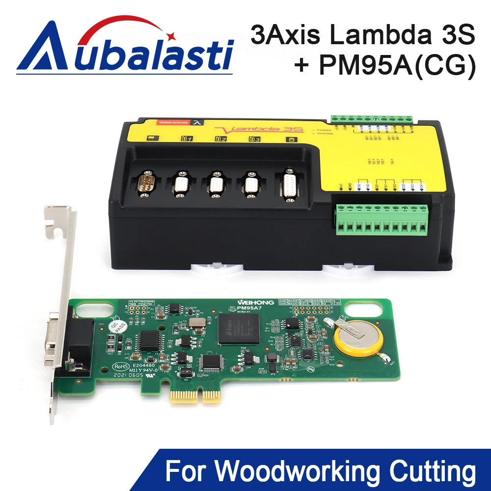 Aubalasti Weihong 3 оси деревообрабатывающий резак карта управления Lambda 3S + PM95A(CG) PCI-E для