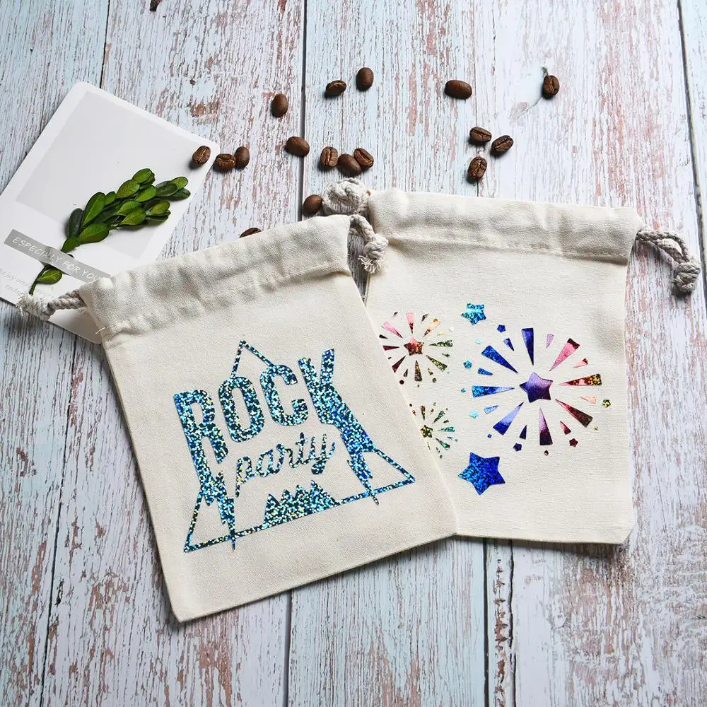 

SUNICE PU Heat press vinyl HTV Vinyl Holographic Stripe Multi Heat Transfer Vinyl Press Film For Clothing T-shirt Handmade