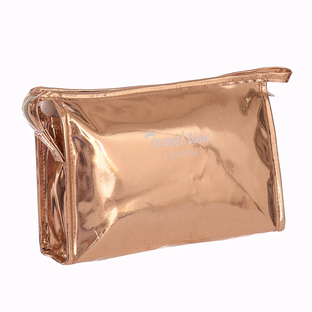 

Waterproof Laser PU Makeup Bag Fashion Portable Travel Handbag Women Illusion Color Wash Gargle Storage Toiletries Organize Bag