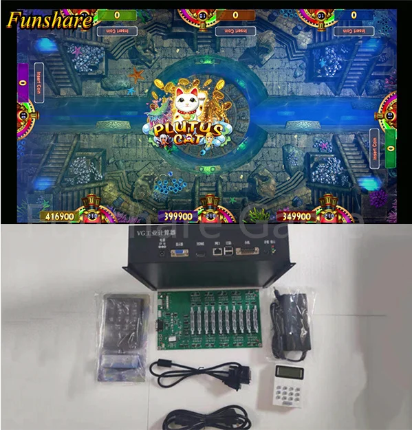 

USA High Profit Arcade Fish Gambling Machine Plutus CAT Coin Operated Video Game Consoles