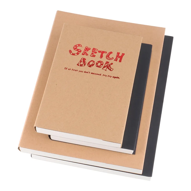 

A4/A5 Sketchbook Notepad for Artist Sketch Drawing Design, 120Sheet Vintage Sketch Book Diary Drawing Notebook Gift
