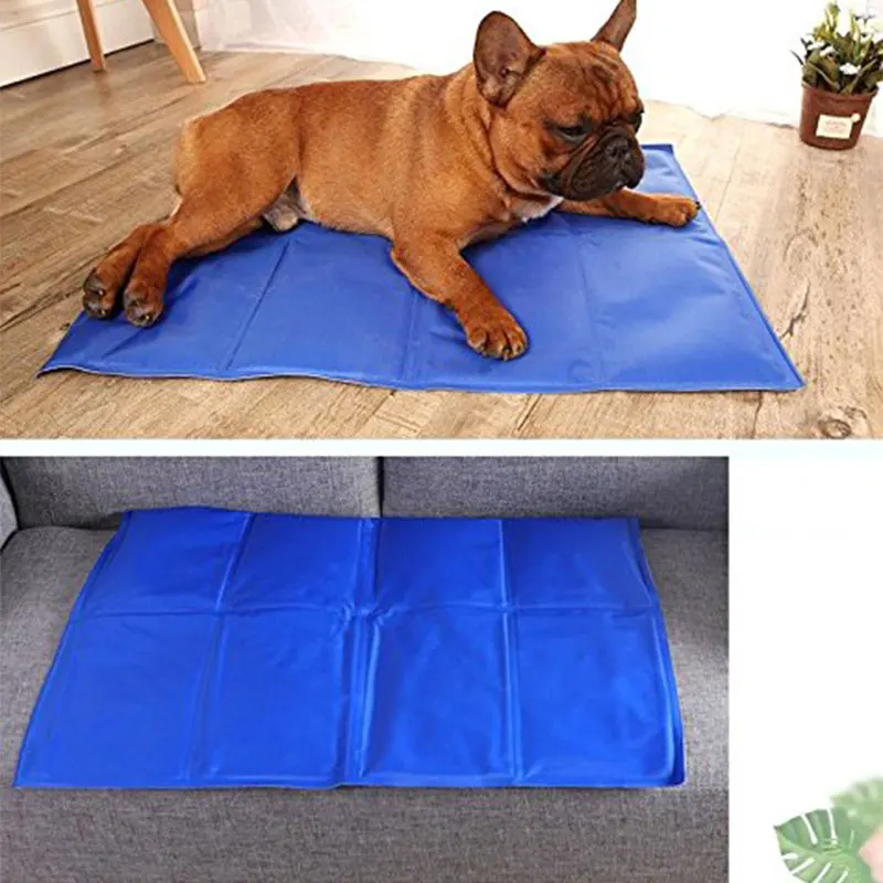

S-XL Dog Gel Cooling Mat Waterproof Pet Lce Pad Easy Clean Teddy Mattress Large Dog Bed Summer Keep Cool Pet Cooling Dog Mats