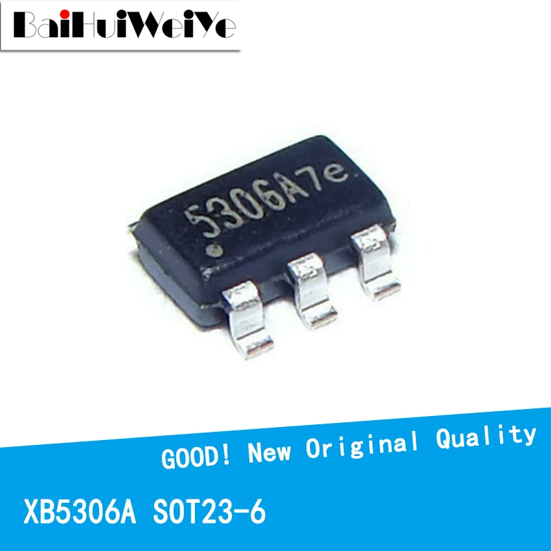 

50PCS/LOT XB5306A 5306A SOT23-6 Replace DW06D Two In One Lithium Battery Protection IC New Original Good Quality Chipset