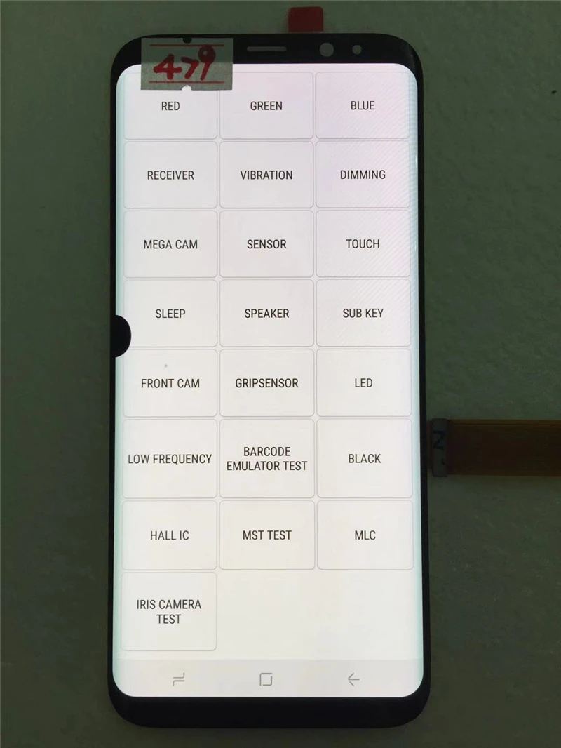 Original AMOLED with frame for Samsung Galaxy S8+ PLUS G955A G955U G955F G955V LCD display touch screen assembly with dots