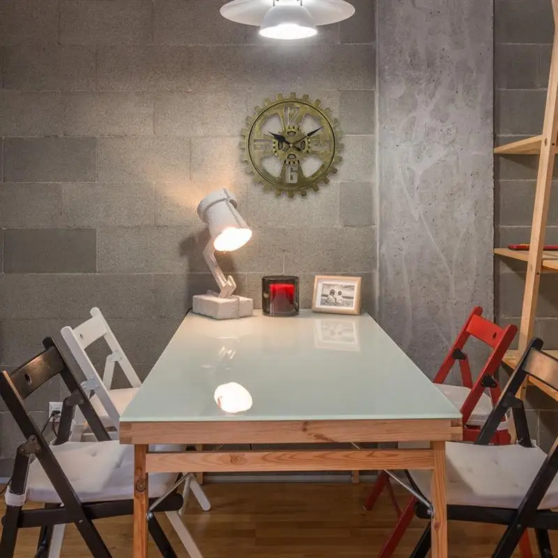 

Hanging Wall Clock Decorative Gear Wall Clock For Living Room Hotel Office Industrial Gear Wall Decoration