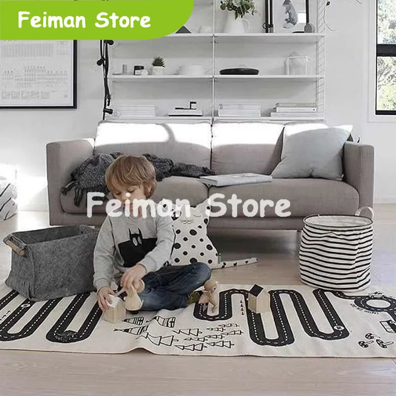 70X180 см домашние Приключения головоломки детские игры мат коврик для ползания