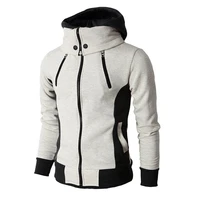 2020 autumn winter men hooded coat men fake two piece hoodies dc zipper jacket male solid cotton thick warm man clothing tops