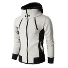 Мужское пальто с капюшоном, толстовка из двух предметов с имитацией DC на молнии, однотонная хлопковая Толстая Теплая мужская одежда, осень-зима 2020