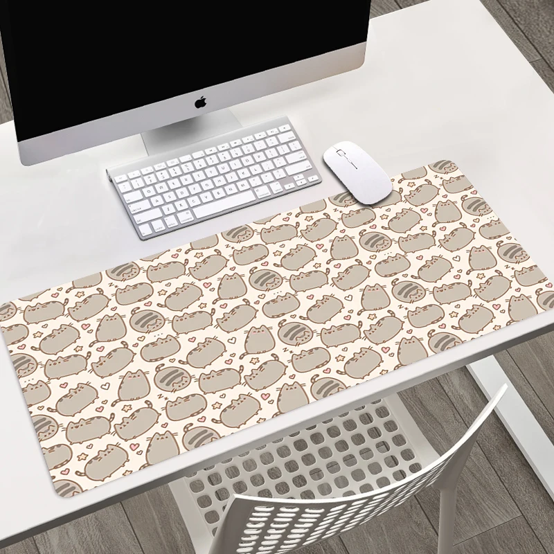 

Desk Pad Kawaii Funny Cute Cat Mouse Pc Gaming Keyboard Mat Gamers Accessories Large Mats Carpet Gamer Mause Rug Xxl Pads Hot
