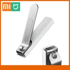 Машинка для стрижки ногтей Xiaomi Mijia, триммер из нержавеющей стали для маникюра и педикюра, портативный, защита от брызг