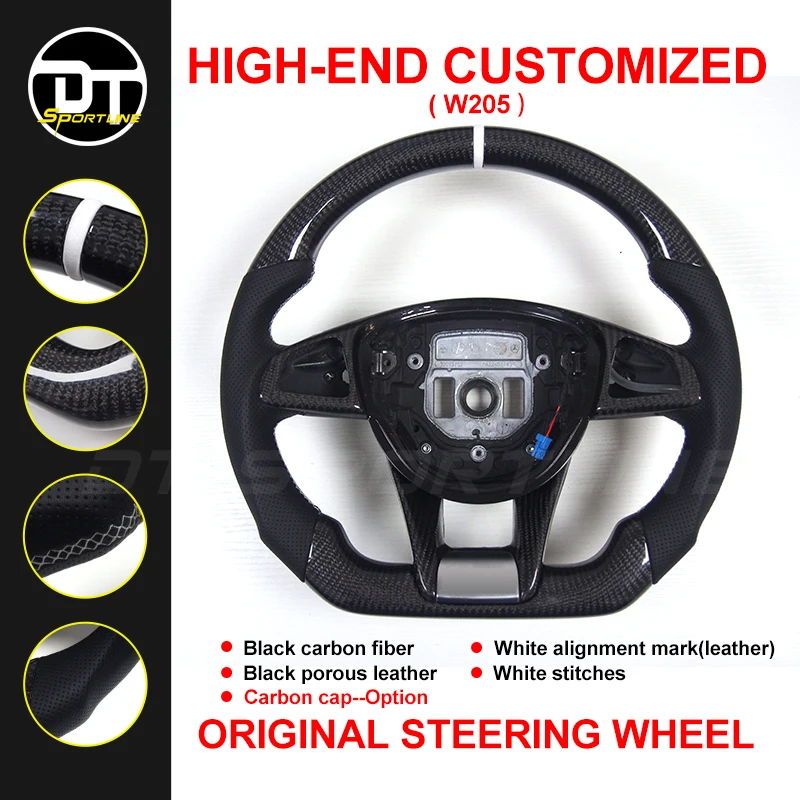 

high quality Carbon Fiber Steering Wheel for R class Replacement Customized wheel For MB R Class W251