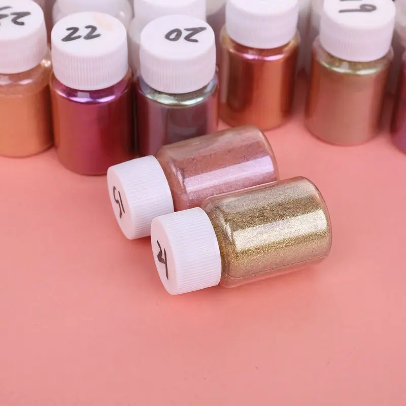 Меняющий цвет перламутровая слюда порошок уф смола клей DIY ювелирные изделия