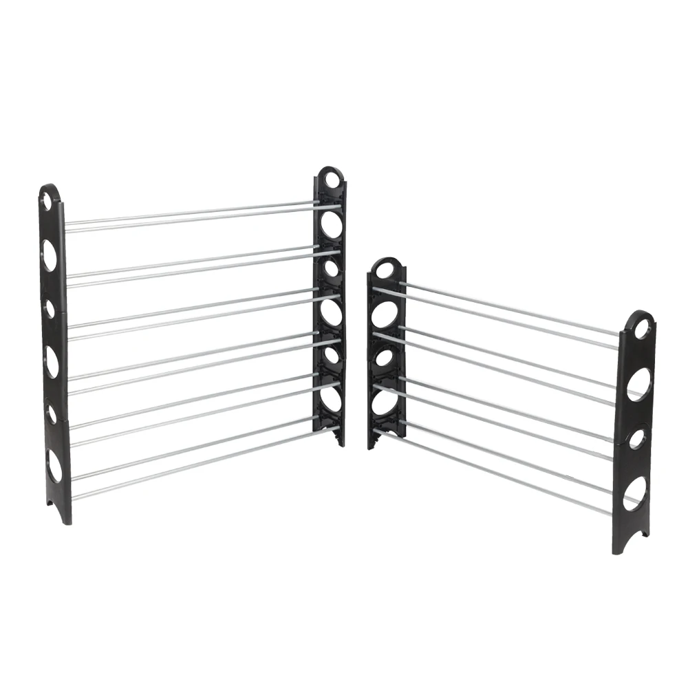 

4/10-Tiers Shoes Rack Adjustable Steel Tube Shoe Shelf Organizer HUG-Deals