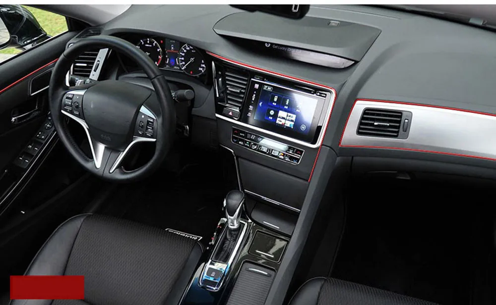 5 м DIY полосы салона автомобиля литая дверь линия вентиляционное отверстие панель