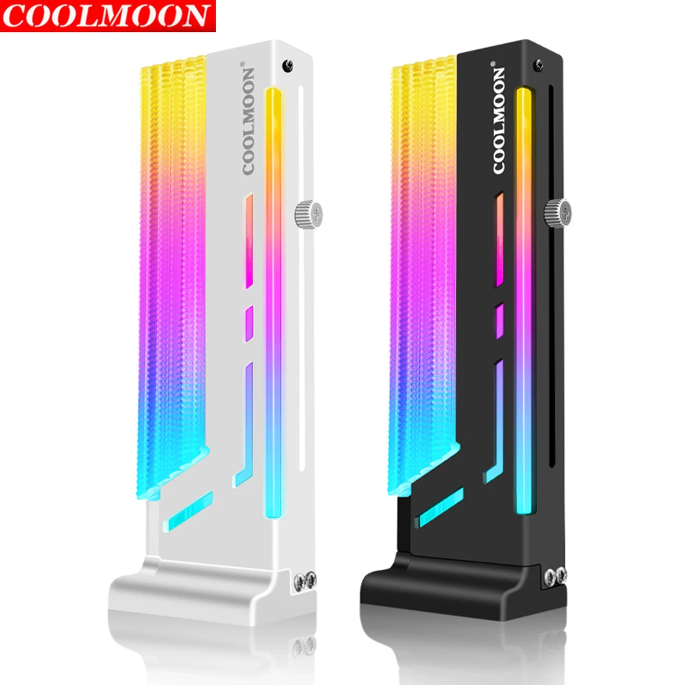 

CoolMoon Aluminum Alloy Graphics Video Stand GPU Support Desktop PC Case Video Cards Holder Bracket Cooling Kit