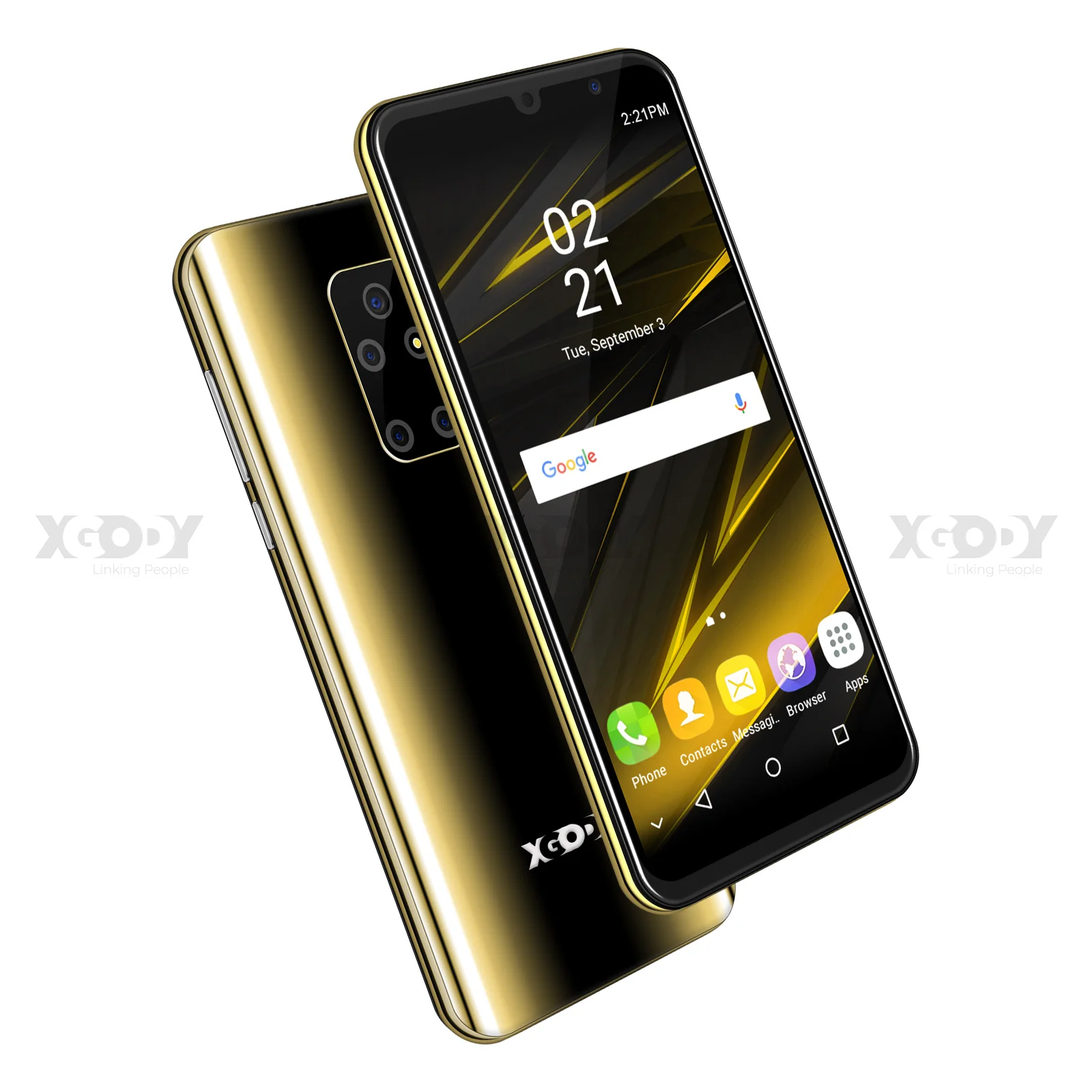 xgody 3g smartphone android 8 1 5 5 inch small screen 1gb 8gb mtk6580 quad core 5mp camera 2500mah cheap mobile phone teléfono free global shippi