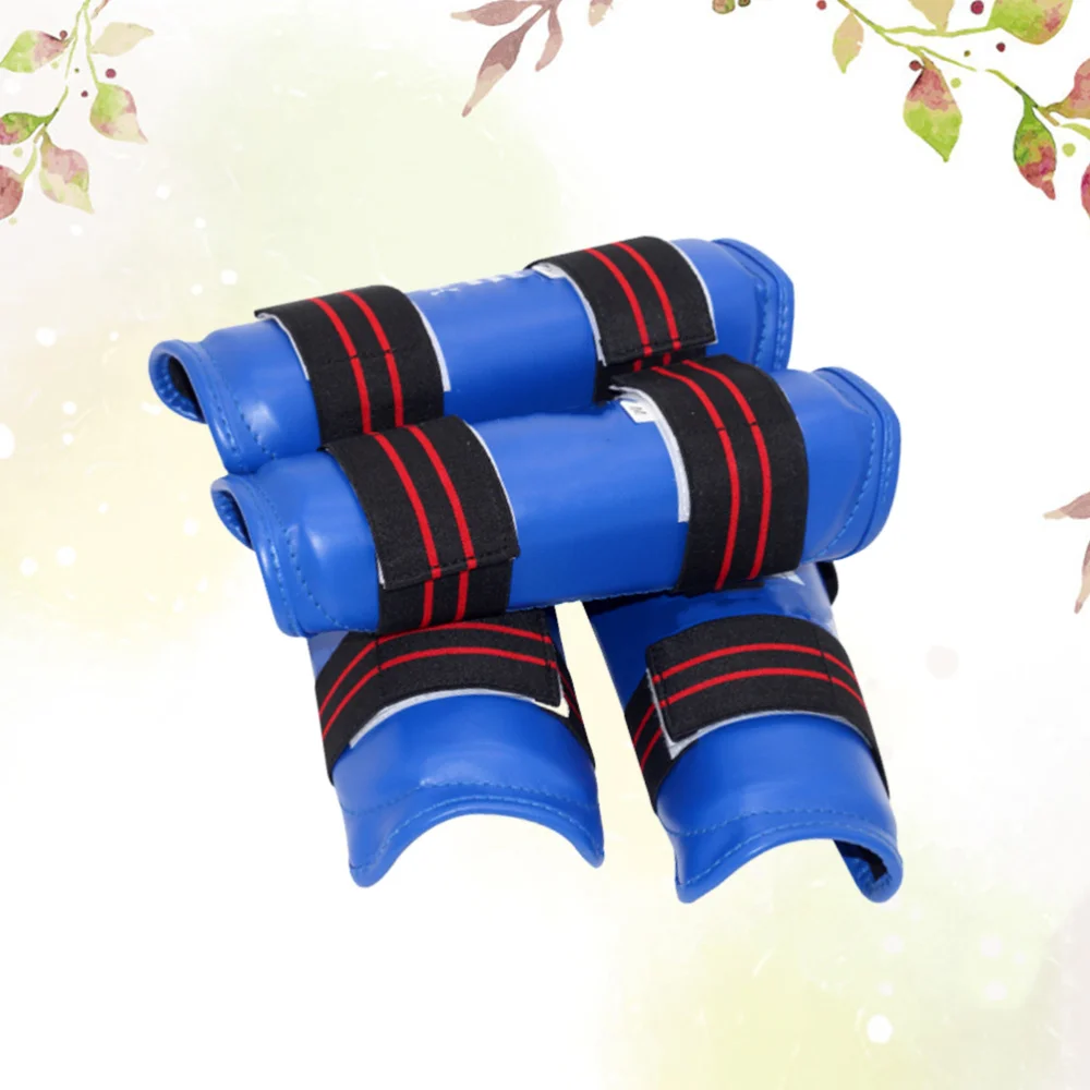 

Taekwondo Arm Shin Guards Kick Boxing Protector Karate Taekwondo Boxing Leggings Ankle Protection For Mma Muay Thai Shin Pads (S