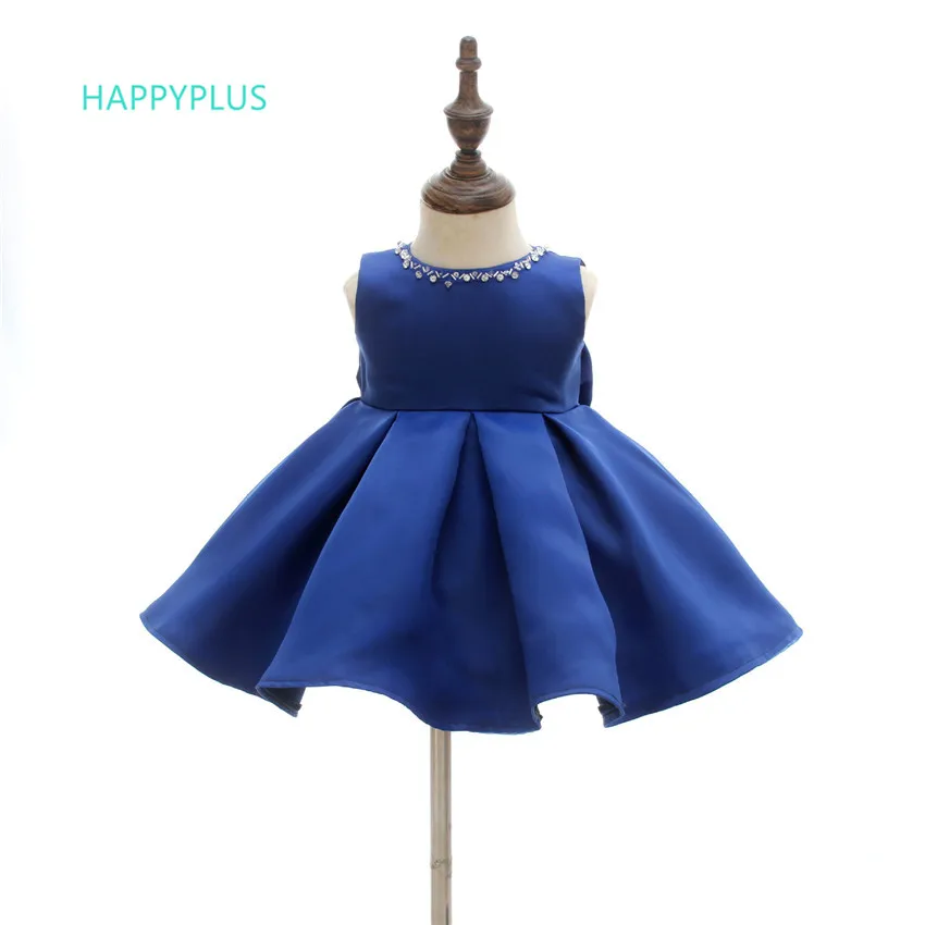 HAPPYPLUS/Рождественская одежда для маленьких девочек на первый День рождения 2 года